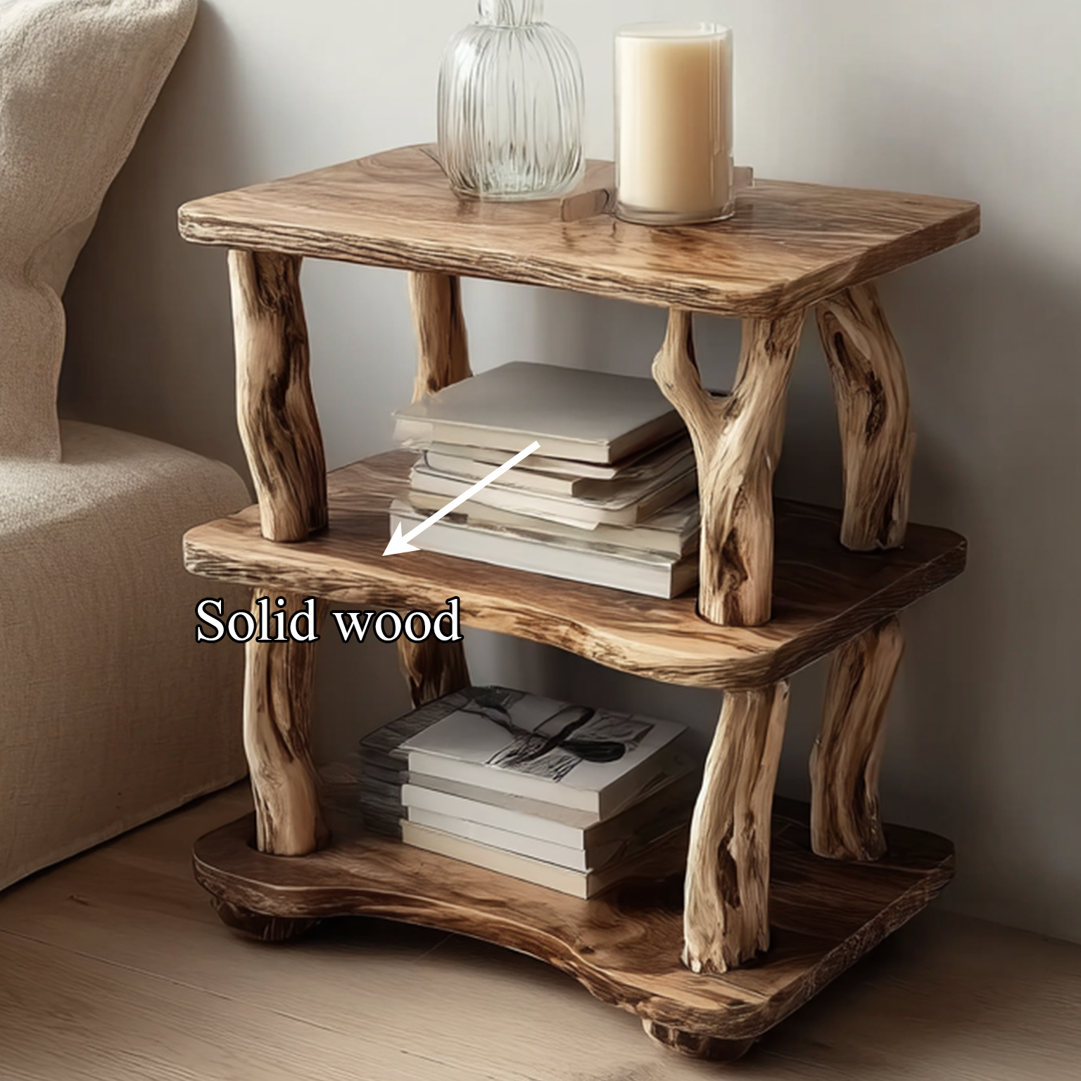 Rustic Nightstand Bedroom