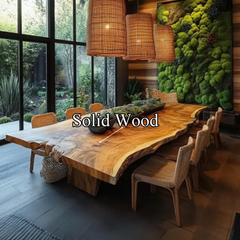 Walnut Dinning Table Decor Dining Room Art Farmhouse Gift