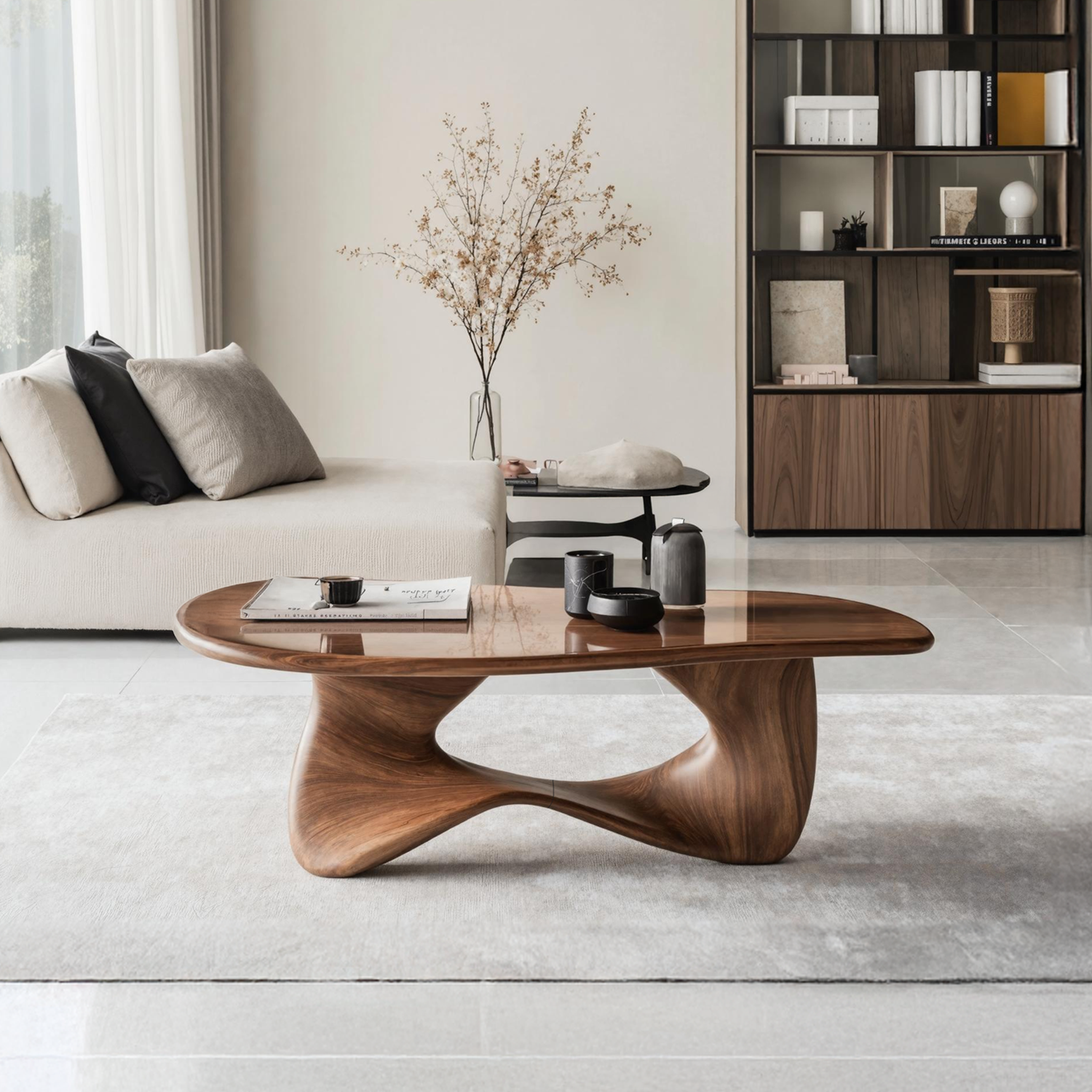 Rustic Low Table For Vintage Furniture Decor